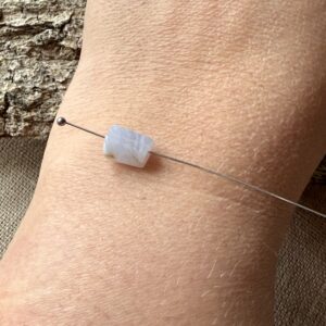 Perles en Agate Blue Lace