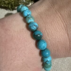 Perles en Chrysocolle-Azurite 7/8mm