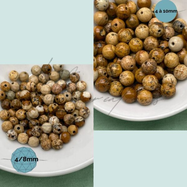 Perles en Jaspe Paysage