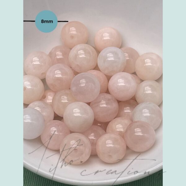 Perles en Morganite
