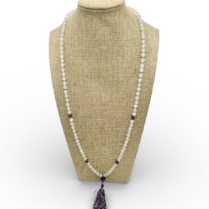 Mala quartz rose améthyste