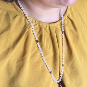 Mala quartz rose améthyste